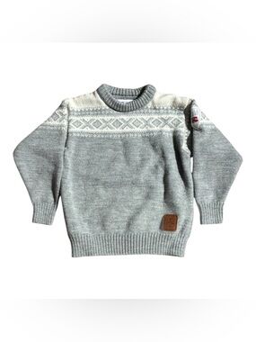 Dale of Norway Kids Cortina Sweater Gray
